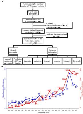 Research hotspots and trends on spinal cord stimulation for pain treatment: a two-decade bibliometric analysis